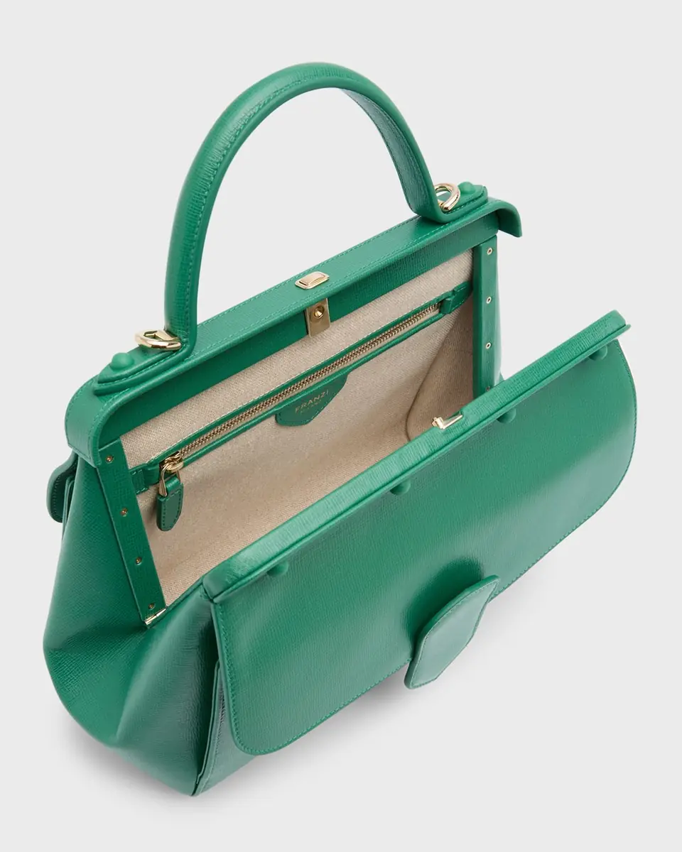 Franzi Margherita Medium Leather Top-Handle Bag | Thumbnail 3