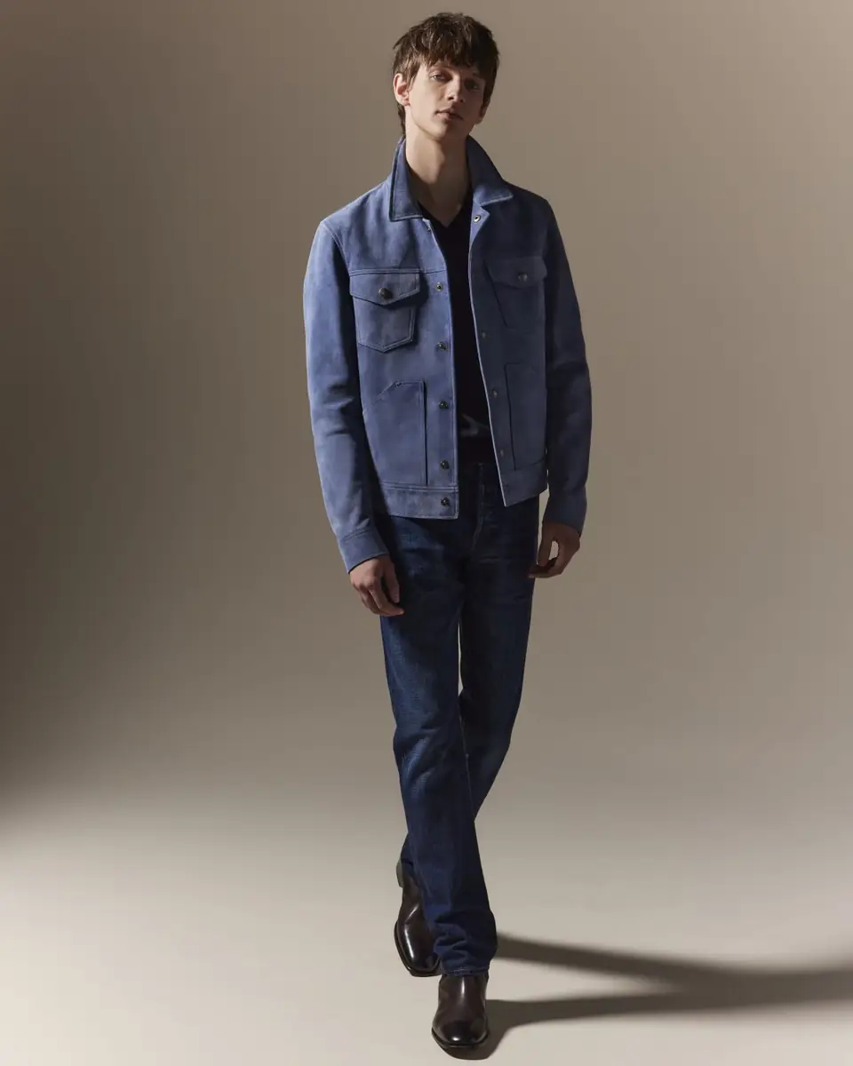 Tom Ford Men's Wool Crewneck Sweater | Thumbnail 4 Tom Ford Men's Wool Crewneck Sweater | Thumbnail 4
