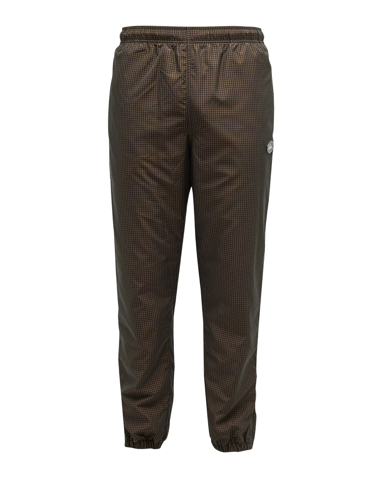Lacoste Men's Water-Repellent Check Track Pants