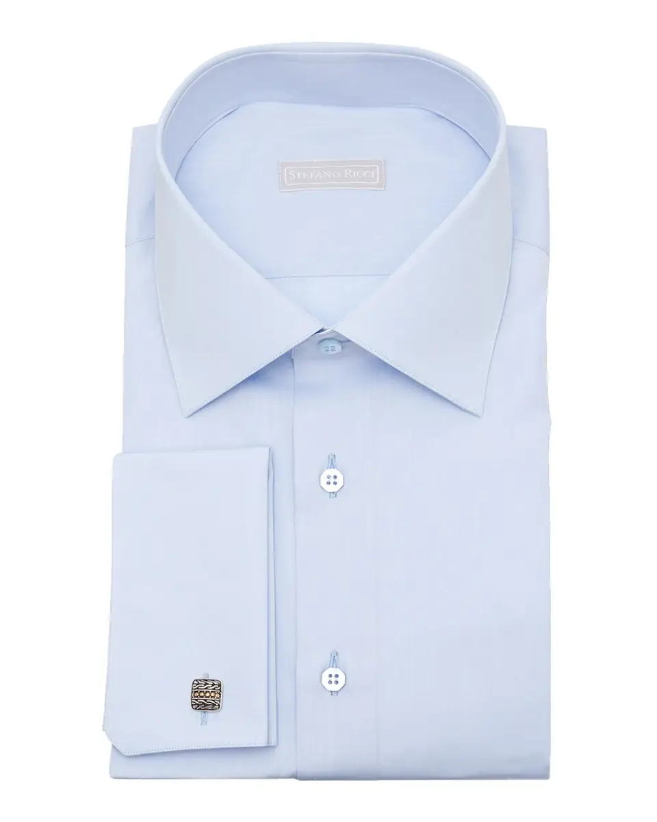Stefano Ricci Men's French Cuff Dress Shirt | Thumbnail 2