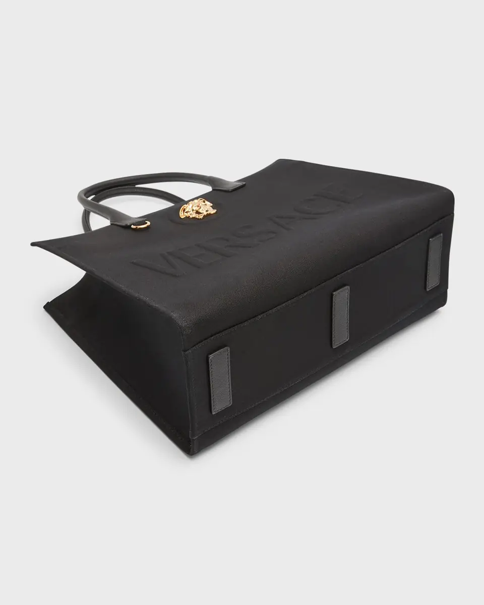 Versace La Medusa Logo Canvas Tote Bag | Thumbnail 7 Versace La Medusa Logo Canvas Tote Bag | Thumbnail 7