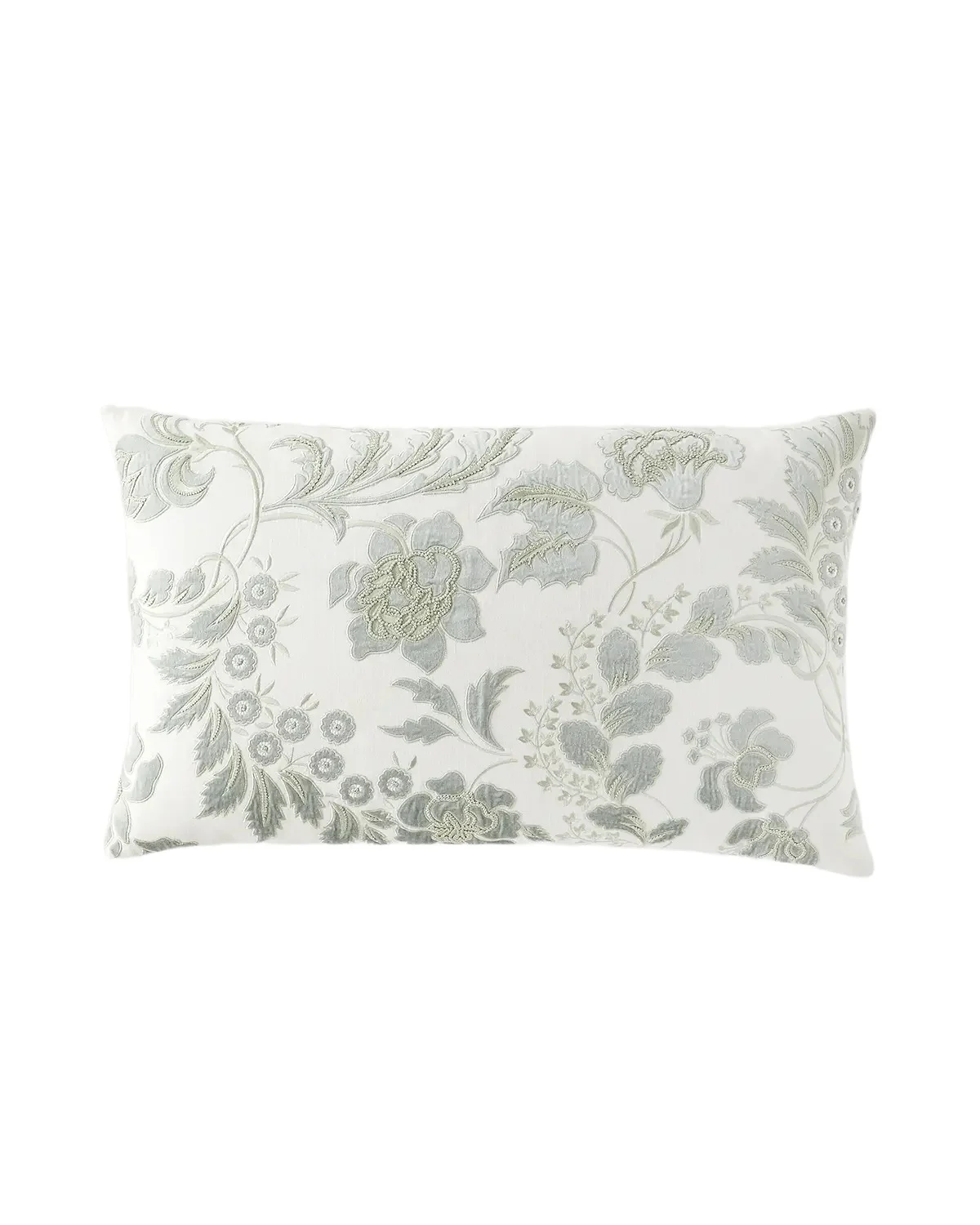 Callisto Home Glyes Floral Velvet Decorative Pillow