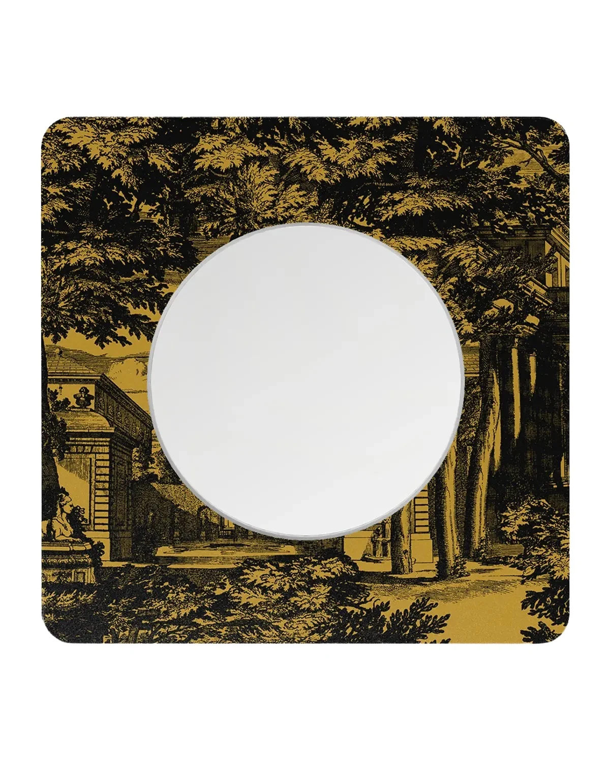 FORNASETTI Square Frame With Flat Mirror - Giardino Settecentesco