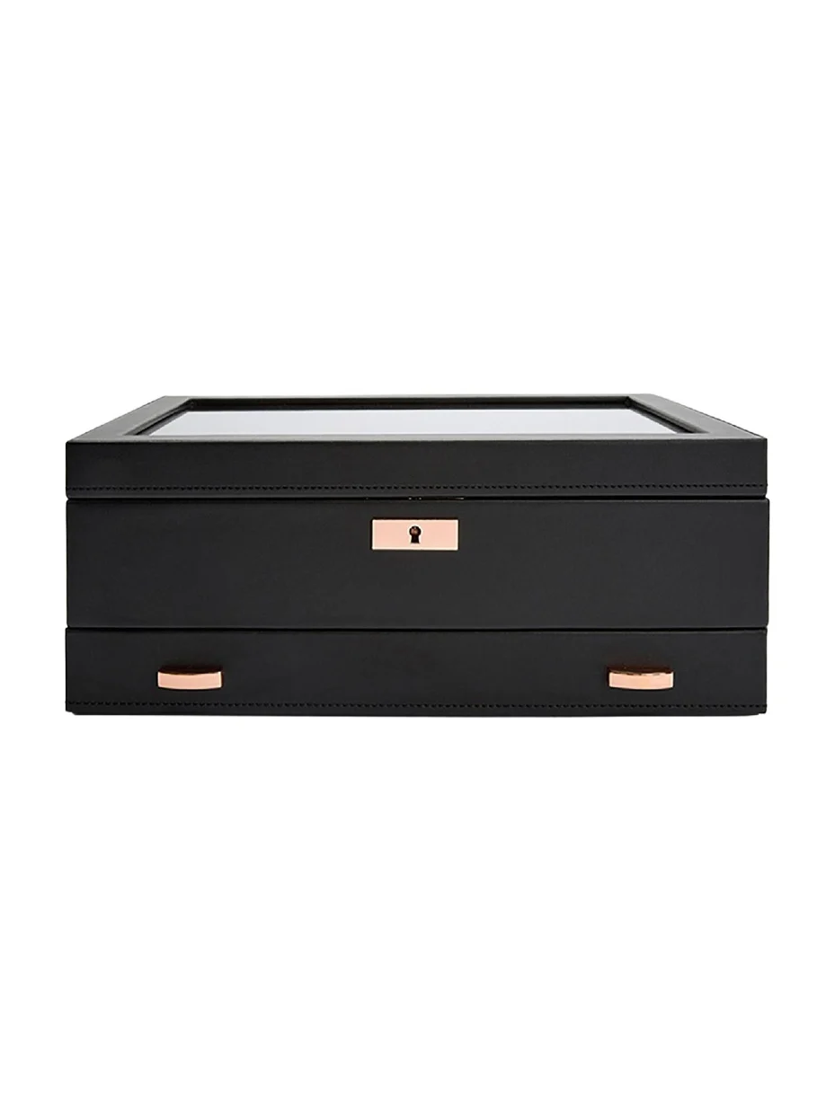 Axis 10-Piece Watch Box with Drawer Axis 10-Piece Watch Box with Drawer