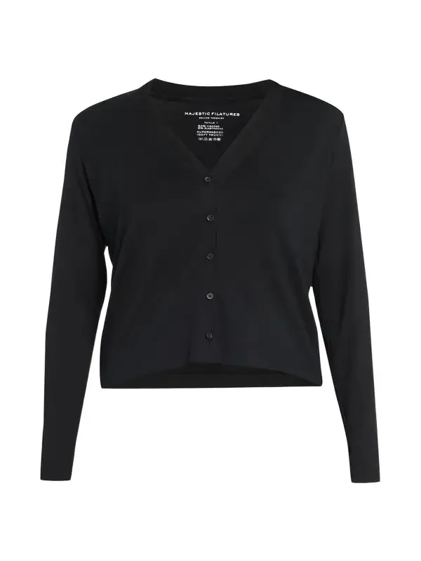Soft Touch Button-Front Cardigan Soft Touch Button-Front Cardigan