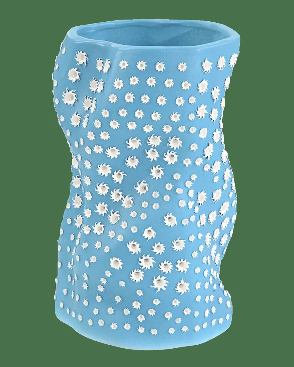 John-Richard Collection Teal Blue Porcelain Vase | Thumbnail 2 John-Richard Collection Teal Blue Porcelain Vase | Thumbnail 2