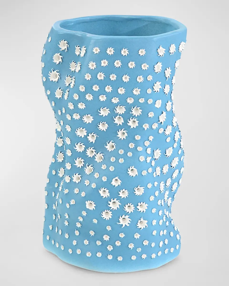 John-Richard Collection Teal Blue Porcelain Vase | Thumbnail 3 John-Richard Collection Teal Blue Porcelain Vase | Thumbnail 3