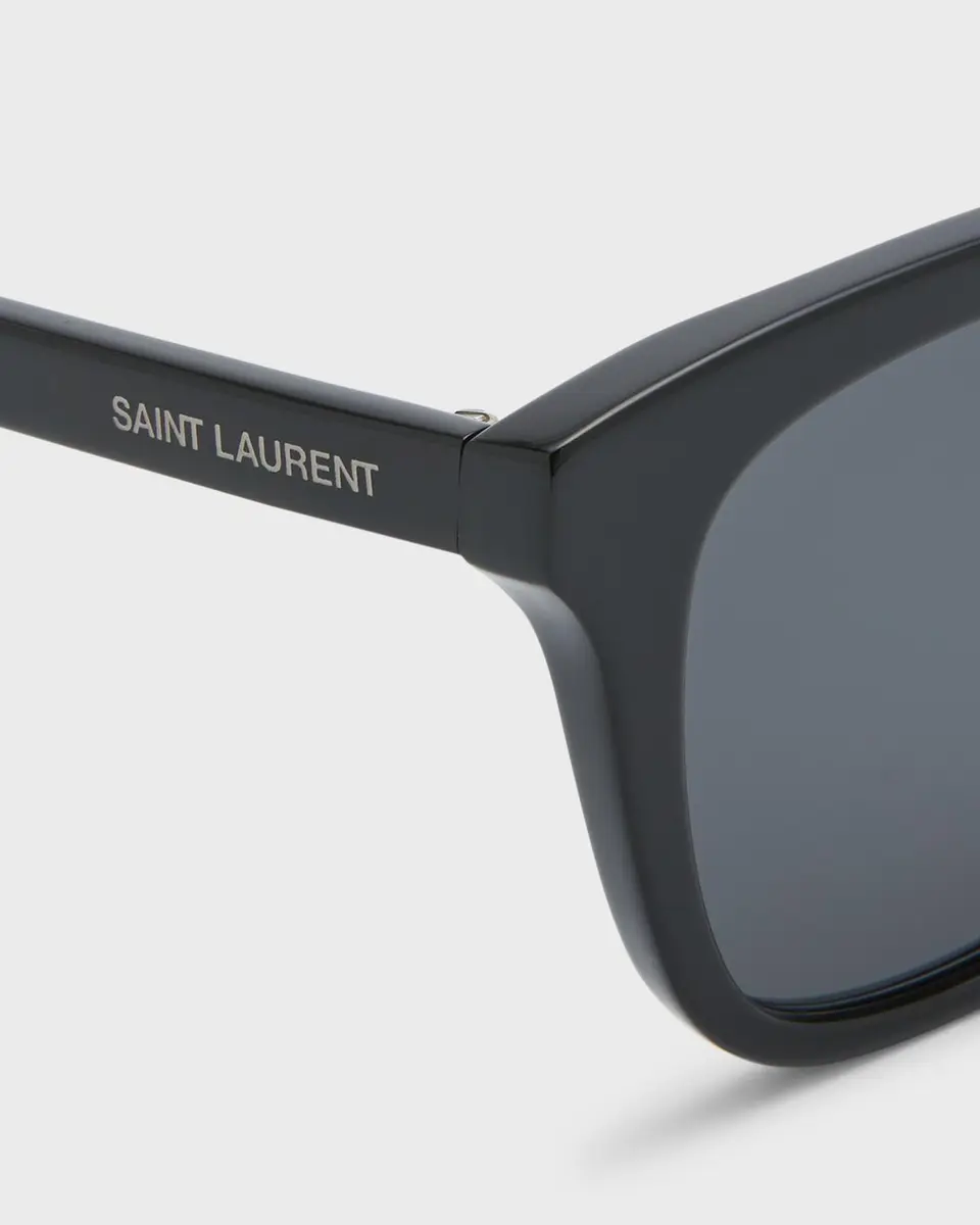 Saint Laurent Logo Square Acetate Sunglasses | Thumbnail 4