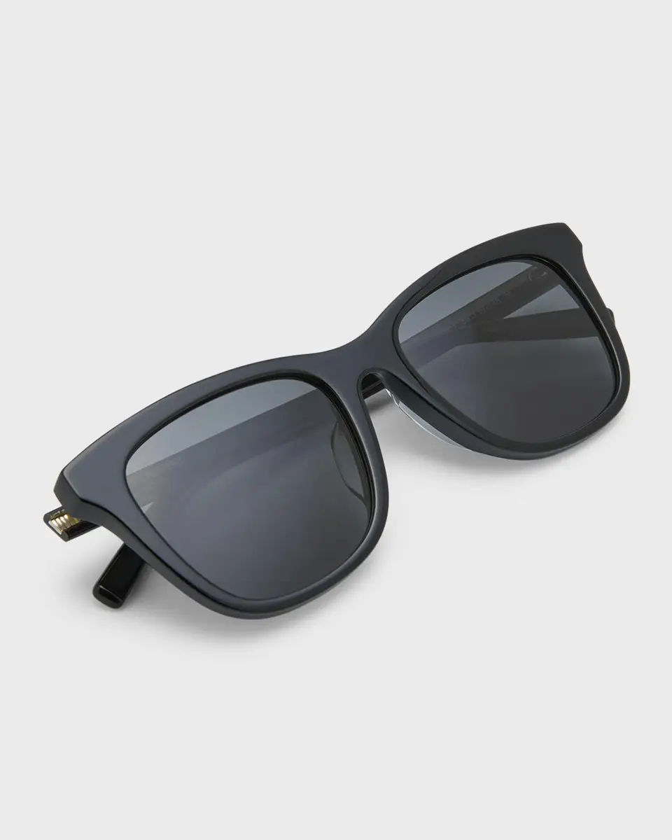 Saint Laurent Logo Square Acetate Sunglasses | Thumbnail 5