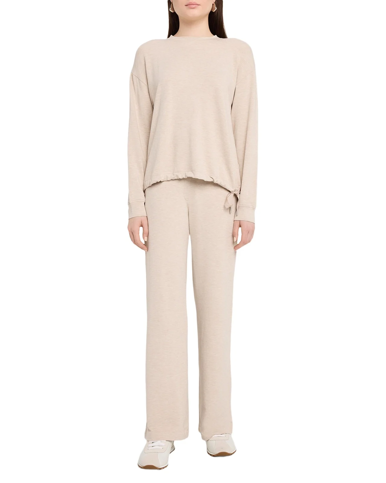 French Terry Wide-Leg Trousers French Terry Wide-Leg Trousers