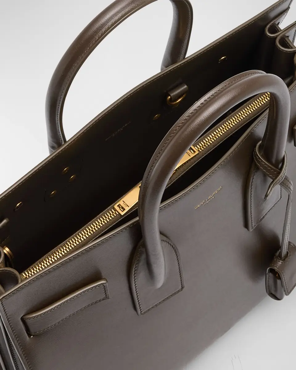 Saint Laurent Sac De Jour Small Top-Handle Bag in Smooth Leather | Thumbnail 2 Saint Laurent Sac De Jour Small Top-Handle Bag in Smooth Leather | Thumbnail 2
