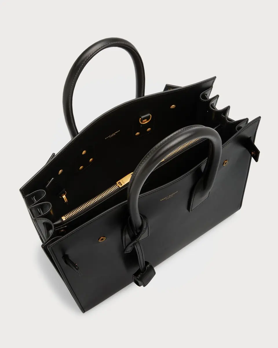 Saint Laurent Sac De Jour Small Top-Handle Bag in Smooth Leather | Thumbnail 9 Saint Laurent Sac De Jour Small Top-Handle Bag in Smooth Leather | Thumbnail 9