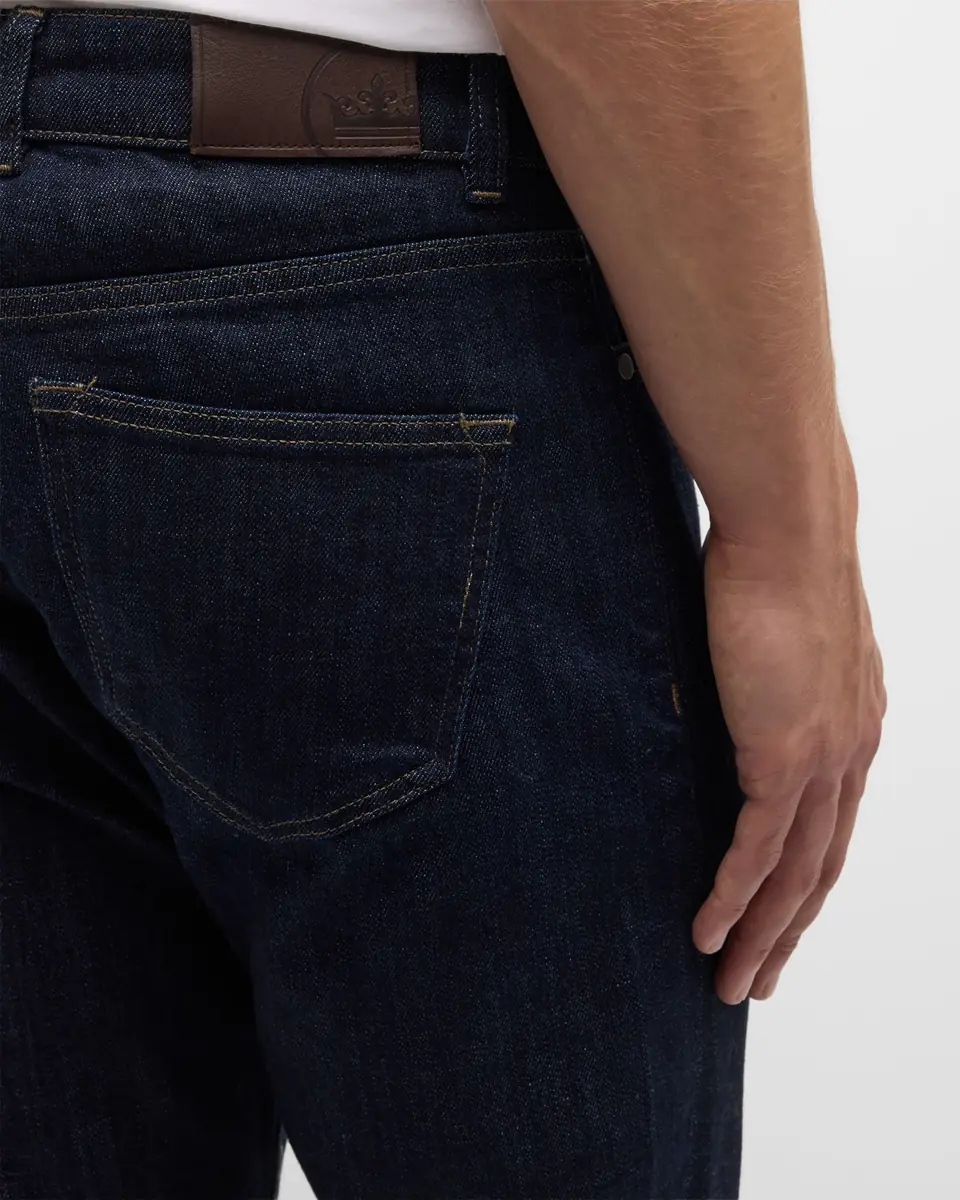 Peter Millar Men's Stretch Denim 5-Pocket Jeans | Thumbnail 6