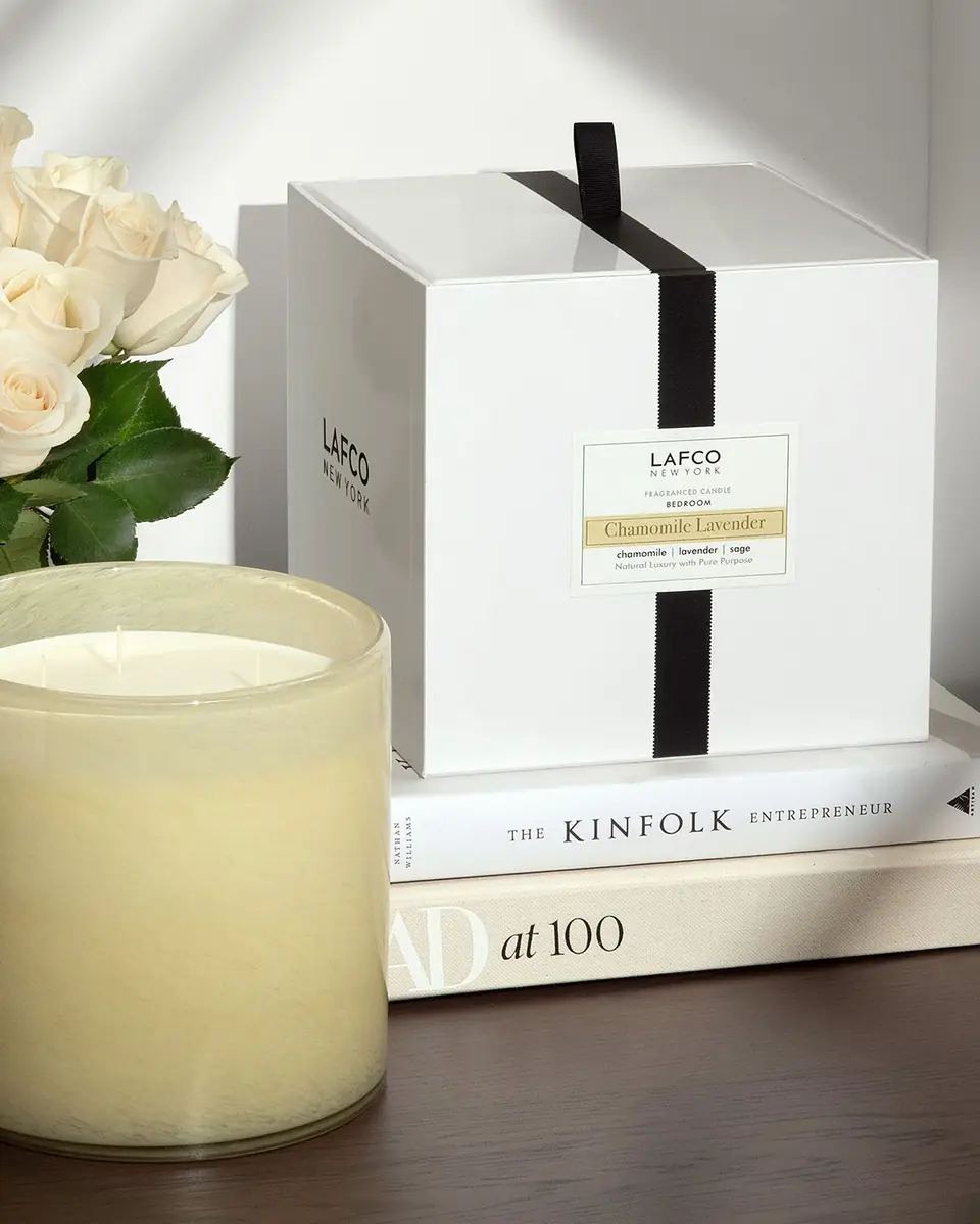 LAFCO New York Chamomile Lavender Luxe 4-Wick 86oz Candle | Thumbnail 2 LAFCO New York Chamomile Lavender Luxe 4-Wick 86oz Candle | Thumbnail 2