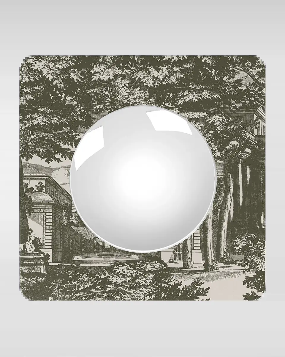 FORNASETTI Square Frame With Convex Mirror - Settecentesco | Thumbnail 2 FORNASETTI Square Frame With Convex Mirror - Settecentesco | Thumbnail 2