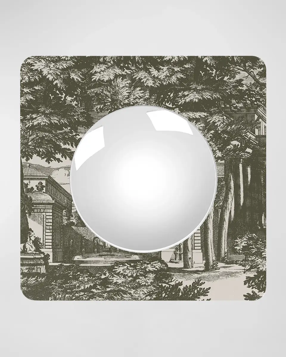 FORNASETTI Square Frame With Convex Mirror - Settecentesco | Thumbnail 3 FORNASETTI Square Frame With Convex Mirror - Settecentesco | Thumbnail 3
