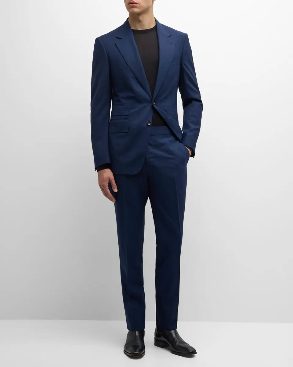 Tom Ford Men's Shelton Mouline Check Suit | Thumbnail 6 Tom Ford Men's Shelton Mouline Check Suit | Thumbnail 6