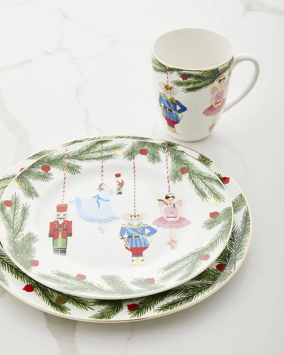 Neiman Marcus Nutcracker Salad/Dessert Plates, Set of 4 | Thumbnail 2