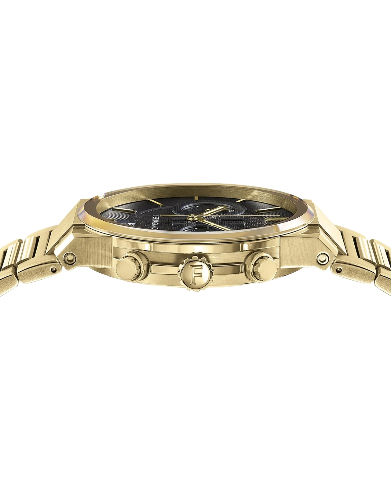 41mm Sapphire Chrono Watch with Bracelet Strap, Yellow Gold 41mm Sapphire Chrono Watch with Bracelet Strap, Yellow Gold