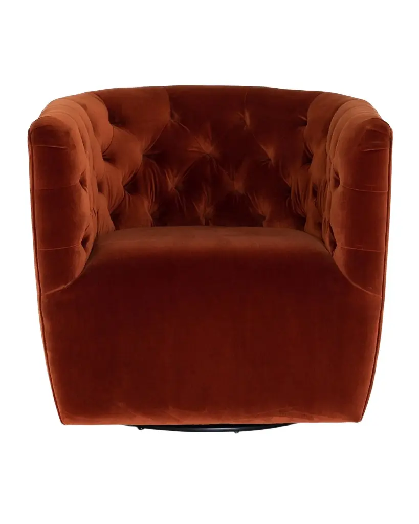 Four Hands Hanover Tufted Swivel Chair
