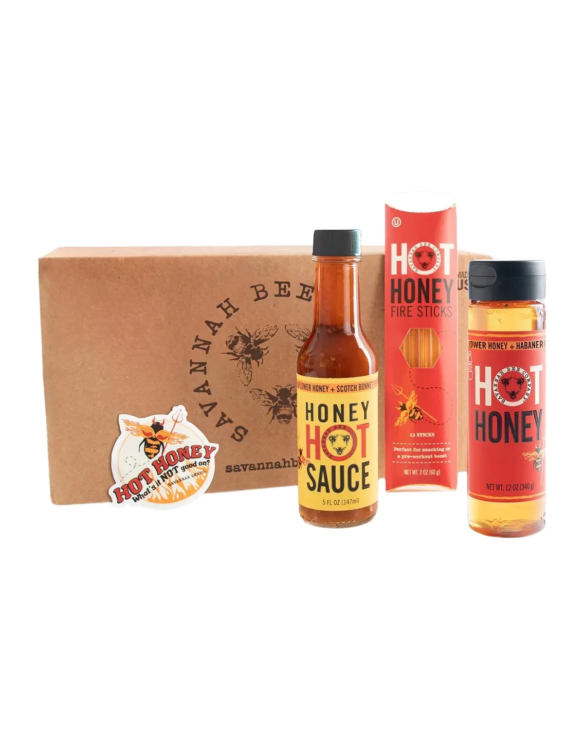 Savannah Bee Company Hot Honey Gift Box