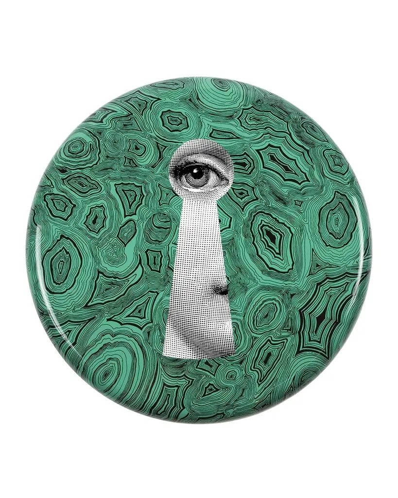 FORNASETTI Serratura Malachite Stool | Image 1 FORNASETTI Serratura Malachite Stool | Image 1