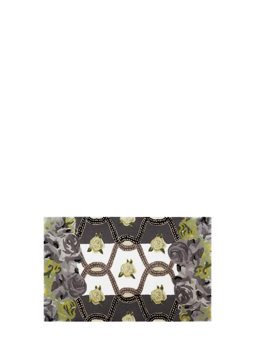 MacKenzie-Childs Really Rosy Rug, 2' x 4' | Thumbnail 3 MacKenzie-Childs Really Rosy Rug, 2' x 4' | Thumbnail 3