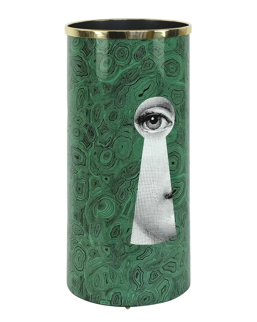 FORNASETTI Serratura Malachite Umbrella Stand