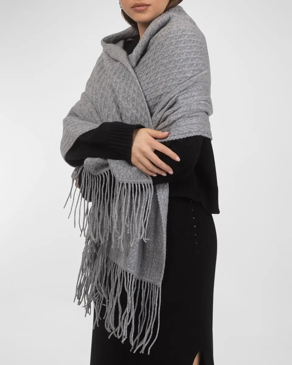 Gorski Knit Cashmere Scarf | Thumbnail 3