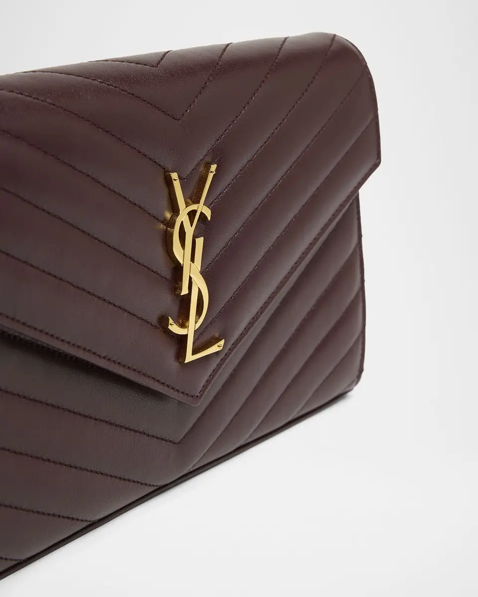 Saint Laurent Cassandre YSL Monogram Large Wallet on Chain in Smooth Leather | Thumbnail 11