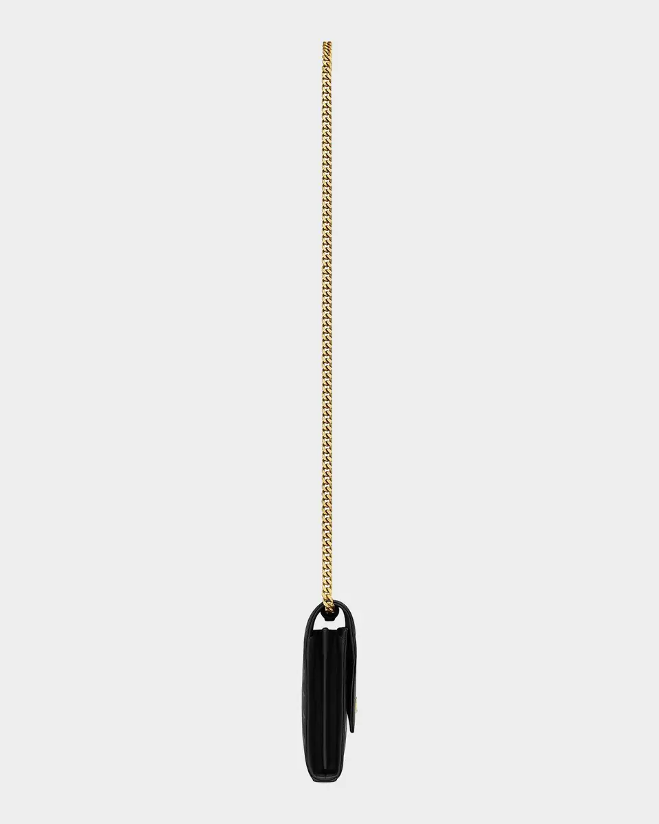 Saint Laurent Cassandre YSL Monogram Large Wallet on Chain in Smooth Leather | Thumbnail 15