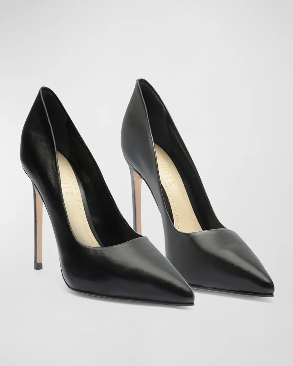 Schutz Lou Leather Stiletto Pumps | Thumbnail 7 Schutz Lou Leather Stiletto Pumps | Thumbnail 7