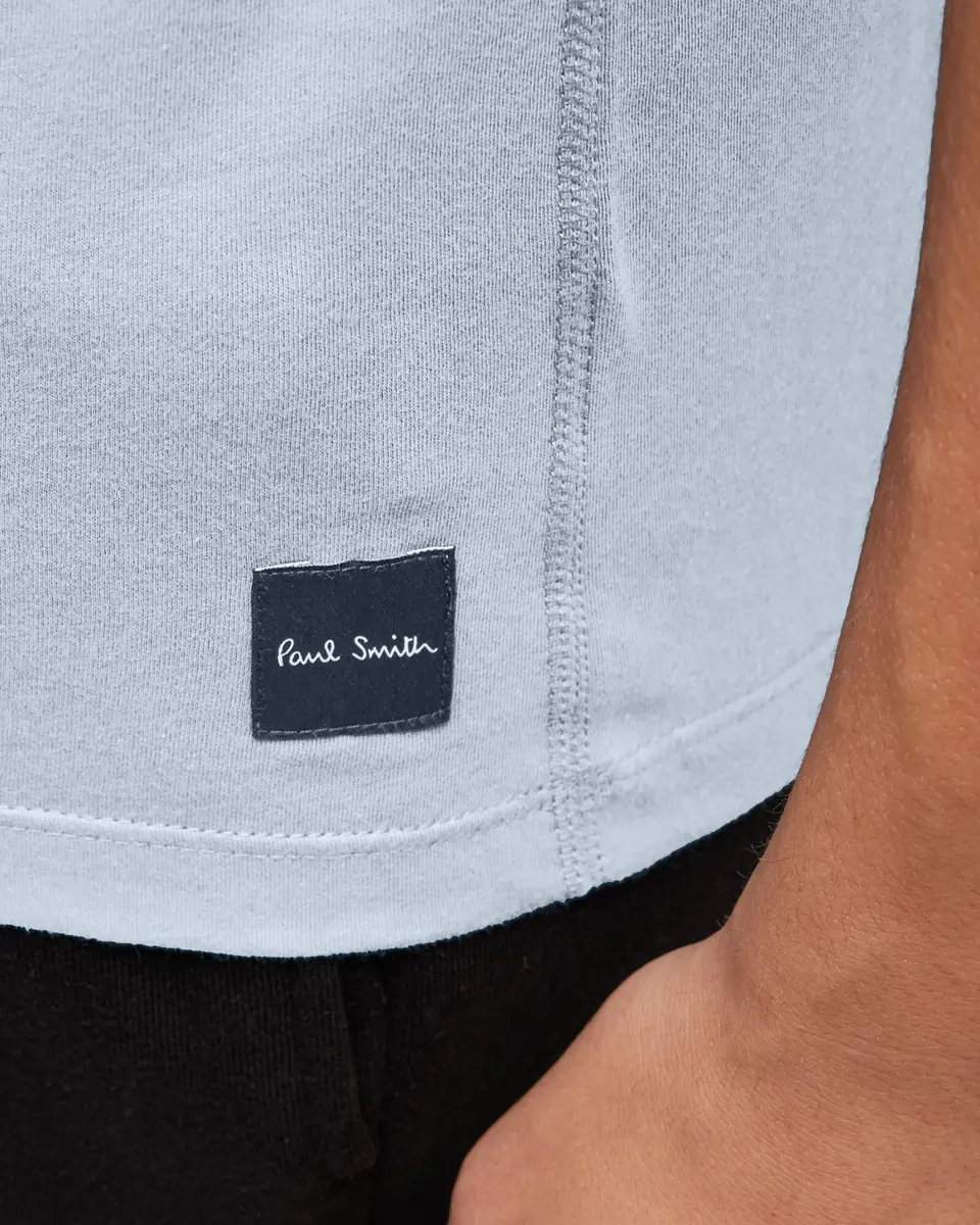Paul Smith Men's Cotton Crewneck T-Shirt | Thumbnail 4 Paul Smith Men's Cotton Crewneck T-Shirt | Thumbnail 4
