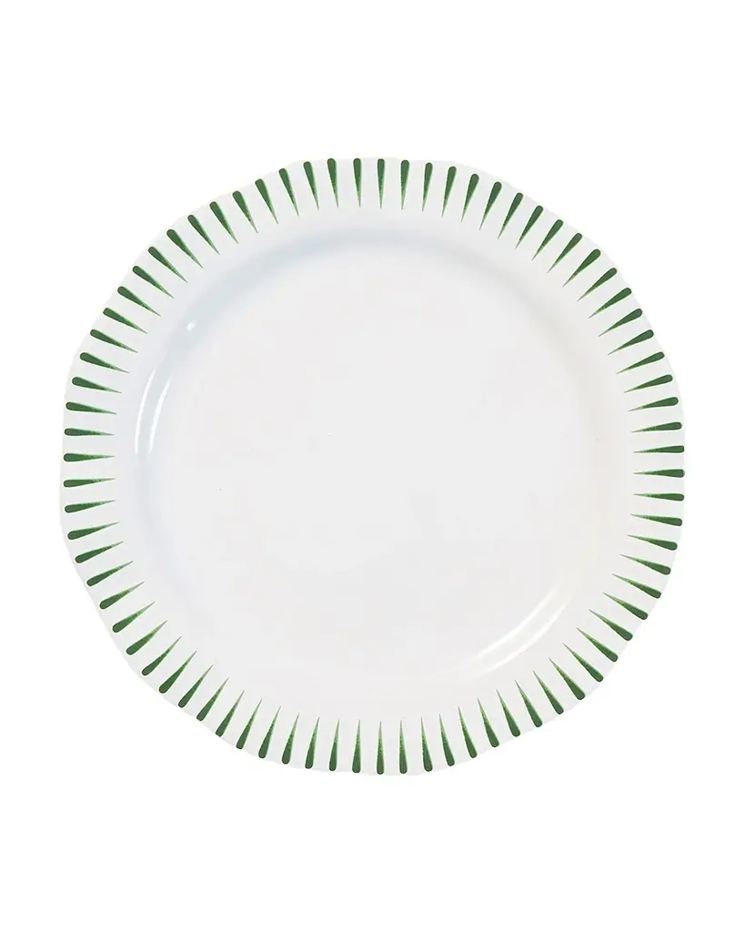 Juliska Sitio Stripe Basil Dinner Plate