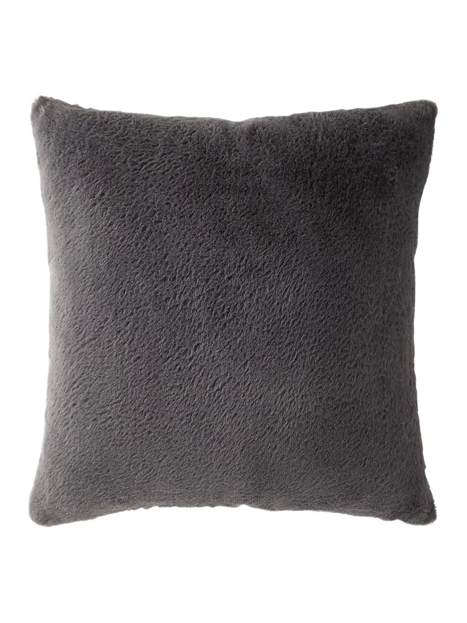 Olivia Quido Safari Faux Fur Pillow, 20" Square