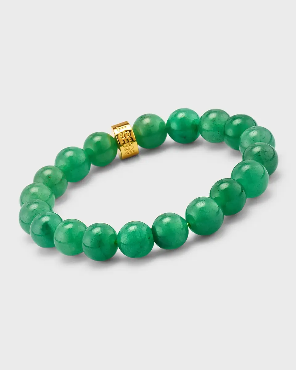 NEST Jewelry Jade Aventurine Stretch Bracelet | Thumbnail 2