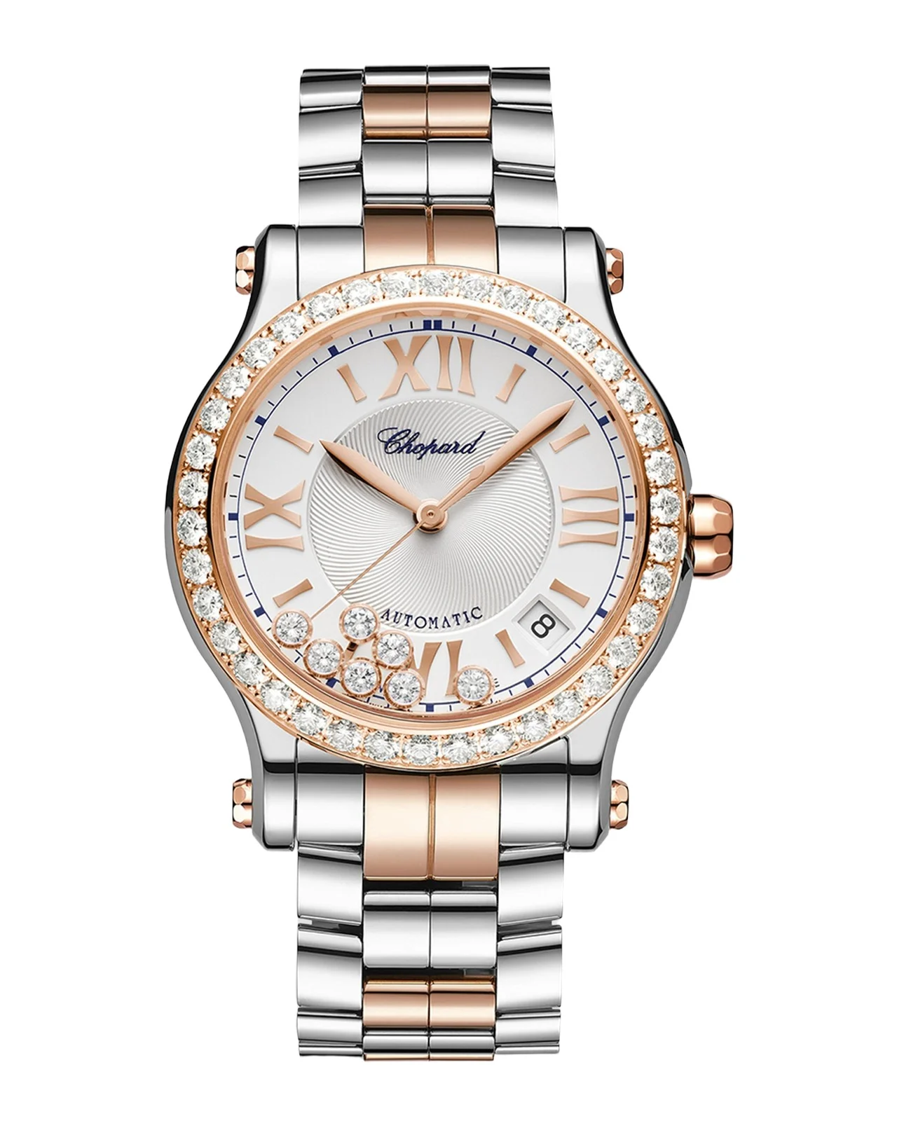 Chopard Happy Sport 36mm Two-Tone Diamond Bezel Watch