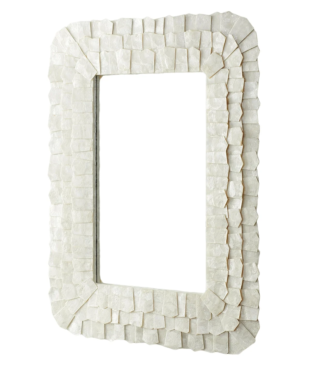 Exclusive Layered Capiz Mirror - 50"