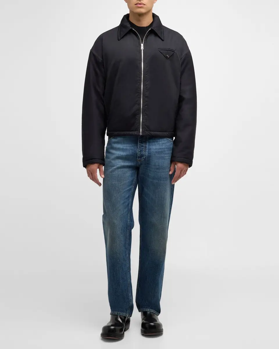 Bottega Veneta Men's Padded Nylon Tech Jacket | Thumbnail 2