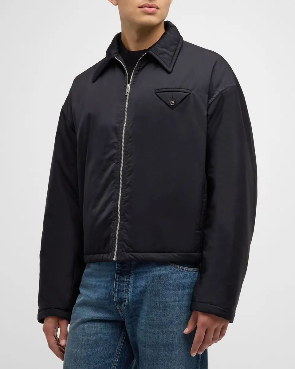 Bottega Veneta Men's Padded Nylon Tech Jacket | Thumbnail 4