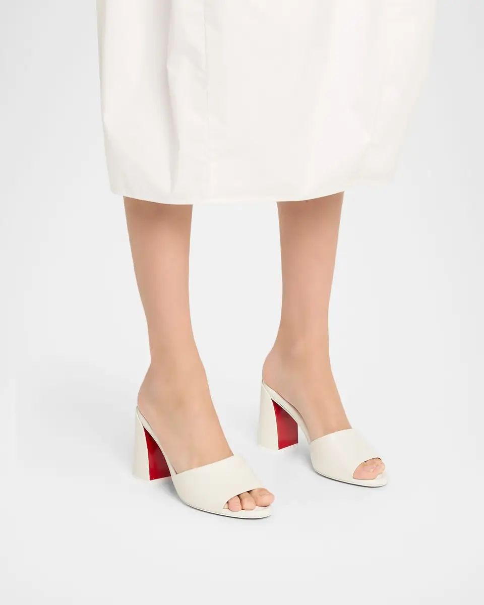 Christian Louboutin 85mm Jane Leather Mule Sandals | Thumbnail 2