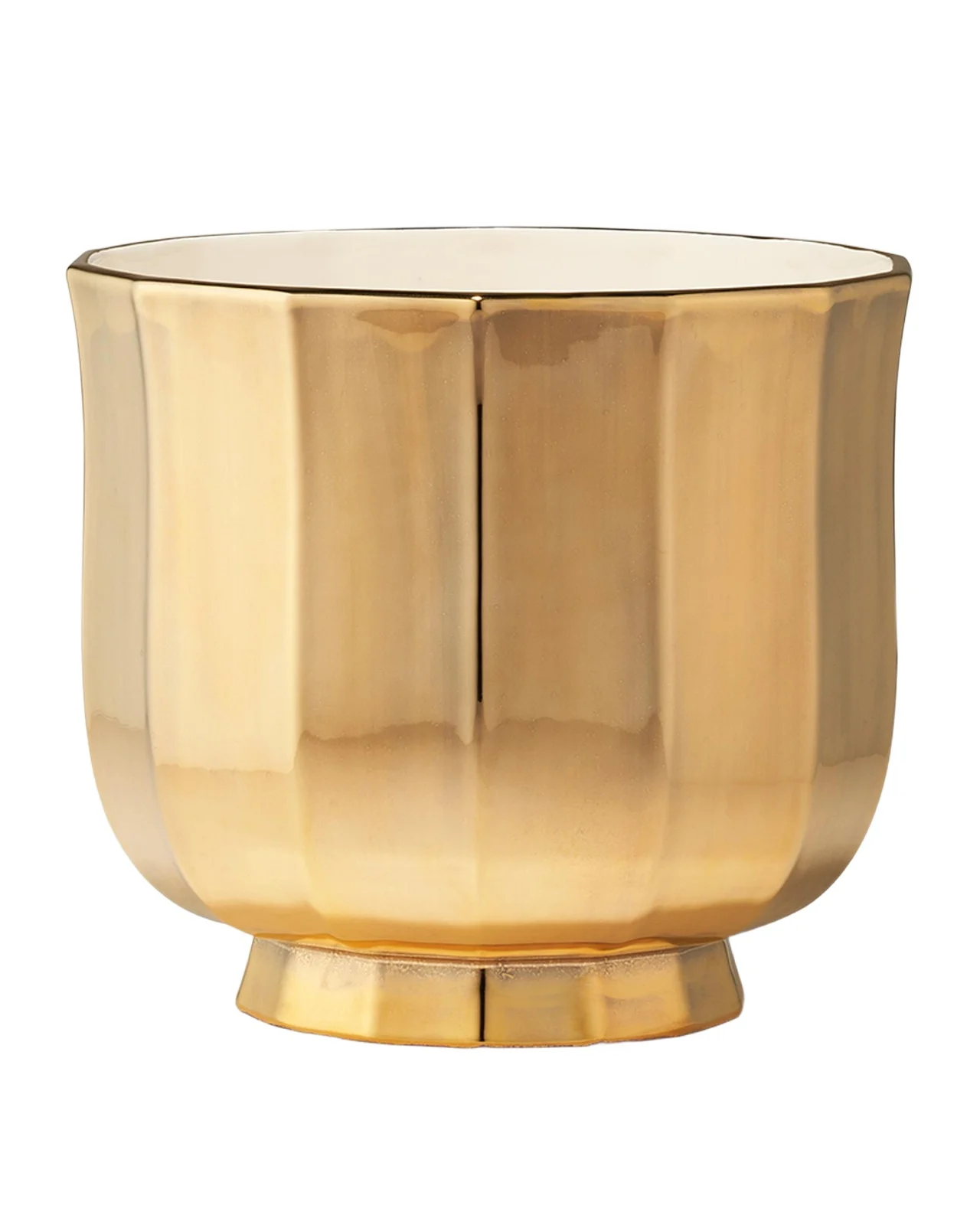 AERIN Delmara Golden Cachepot, 7"