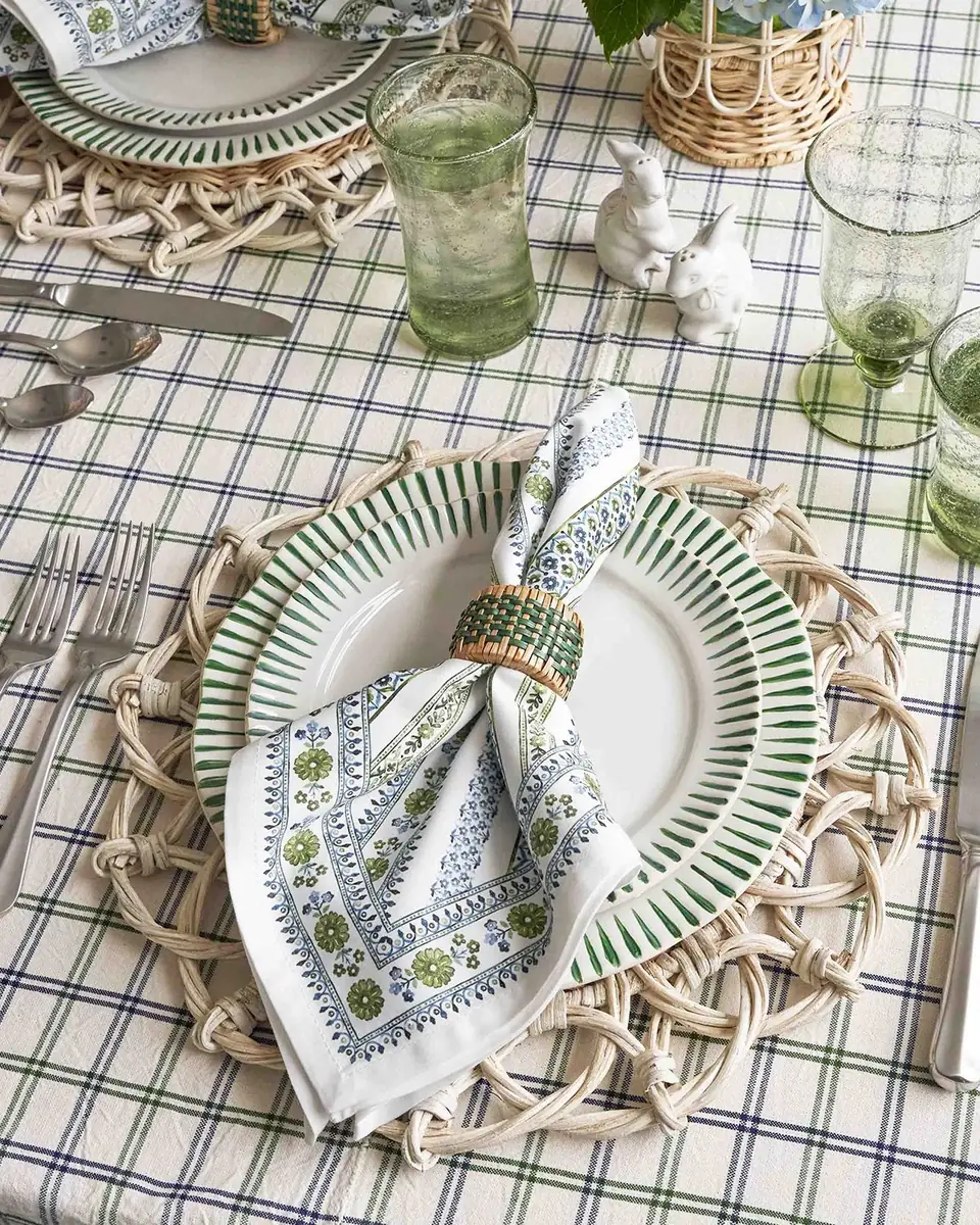 Juliska Sitio Stripe Basil Dessert/Salad Plate | Thumbnail 2 Juliska Sitio Stripe Basil Dessert/Salad Plate | Thumbnail 2