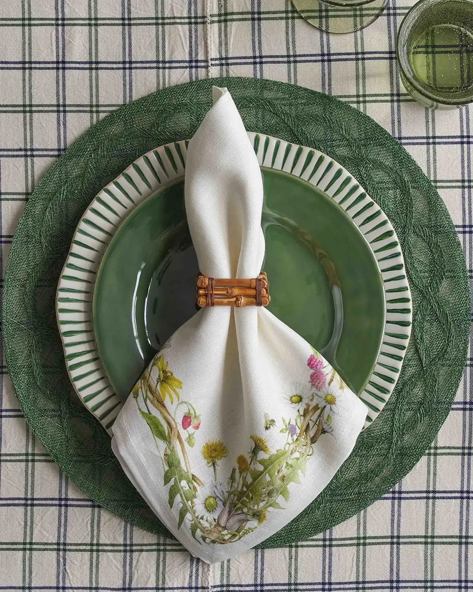 Juliska Sitio Stripe Basil Dessert/Salad Plate | Thumbnail 3 Juliska Sitio Stripe Basil Dessert/Salad Plate | Thumbnail 3