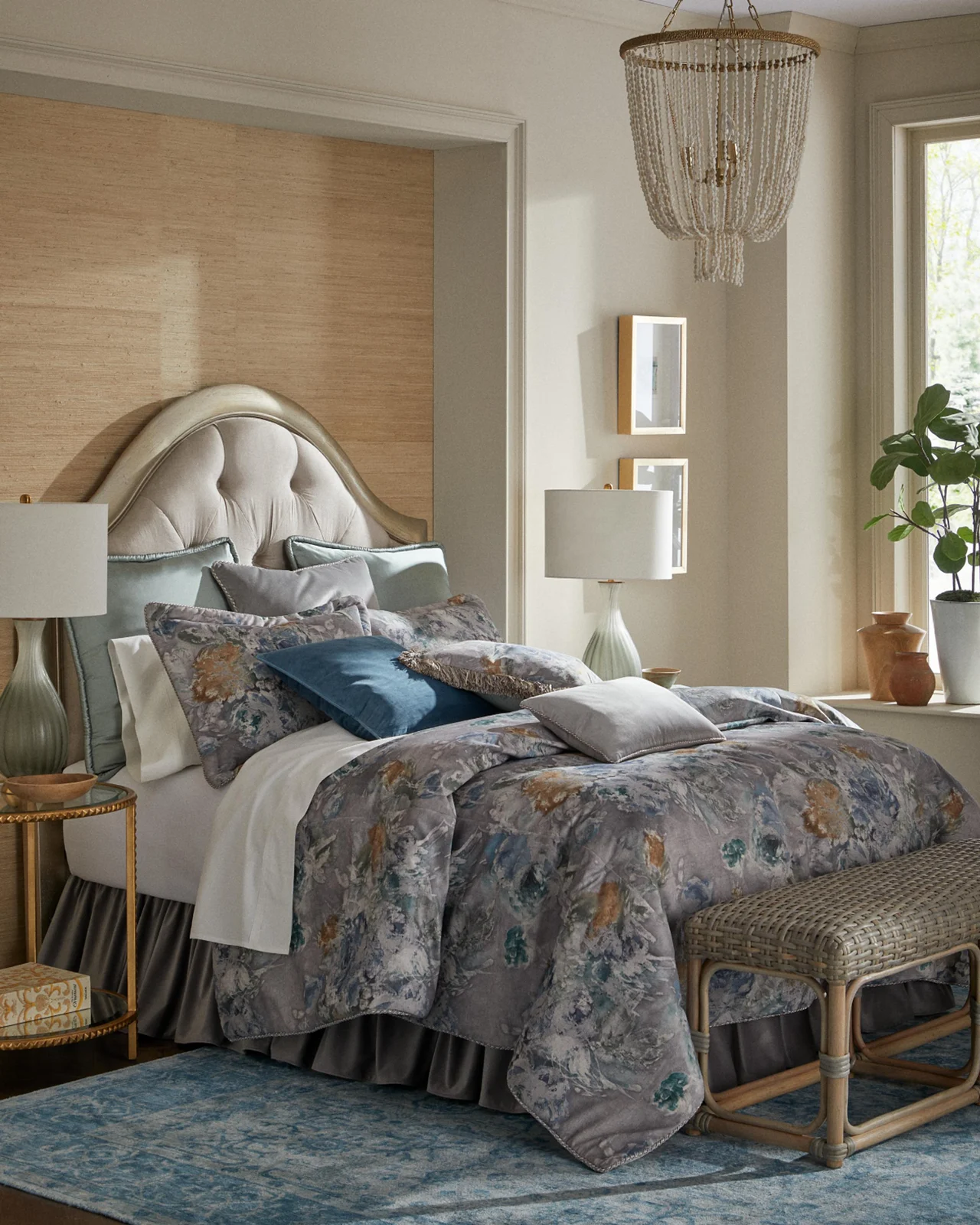 Austin Horn Collection Cloe Velvet Euro Sham