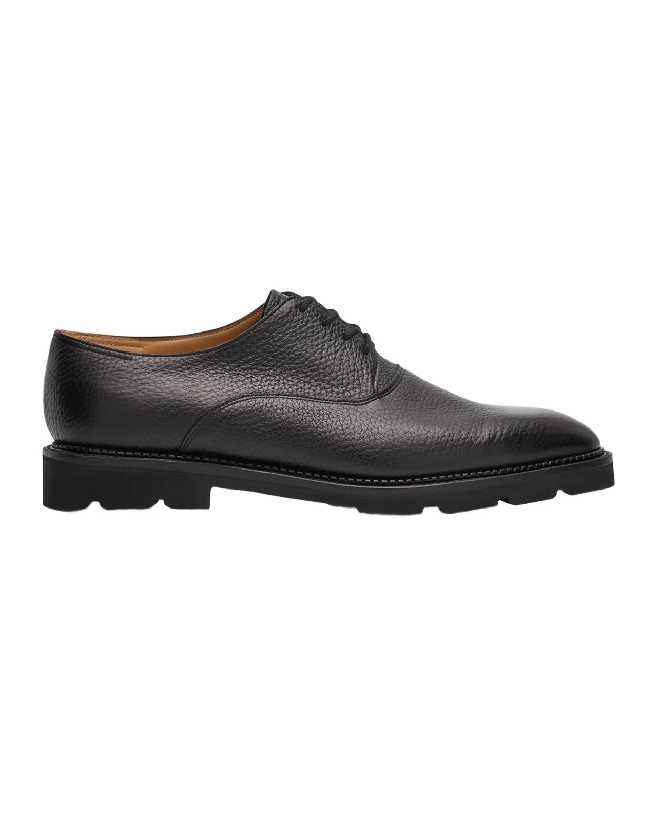 Men's Zennor Grained Leather Derby Shoes