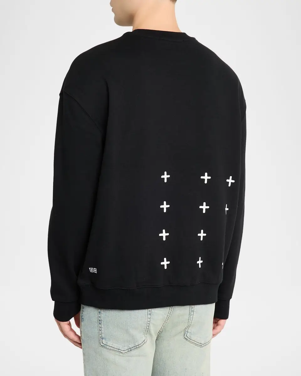 Ksubi Men's 4x4 Biggie Loopback Fleece Sweatshirt | Thumbnail 3 Ksubi Men's 4x4 Biggie Loopback Fleece Sweatshirt | Thumbnail 3