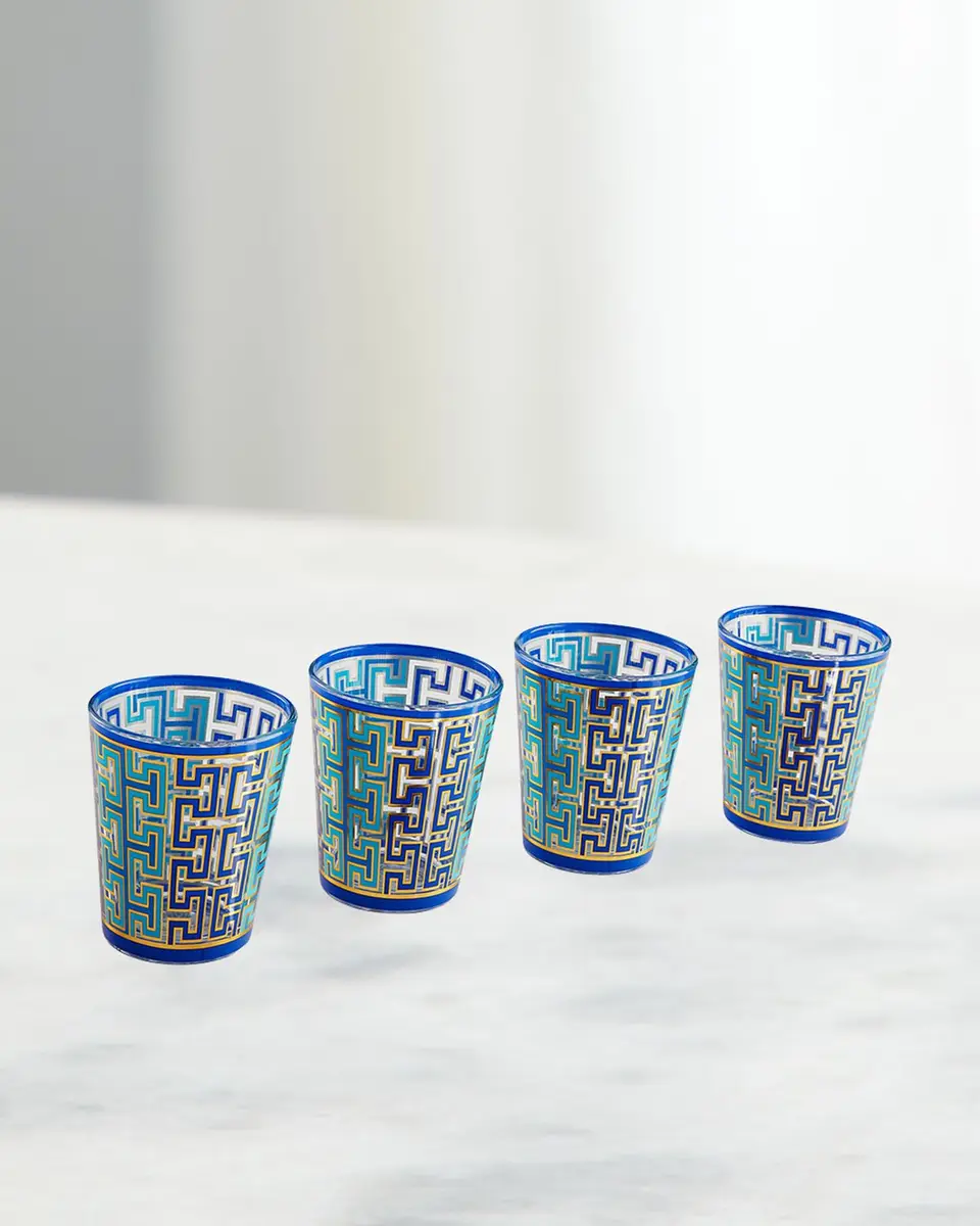 Jonathan Adler Madrid Boxed Glasses, Set of 4 | Image 1 Jonathan Adler Madrid Boxed Glasses, Set of 4 | Image 1