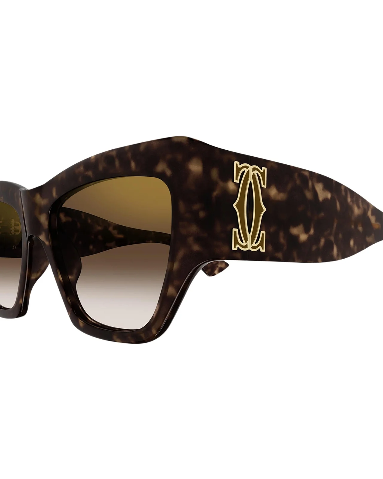 Cartier Monogram Acetate Cat-Eye Sunglasses