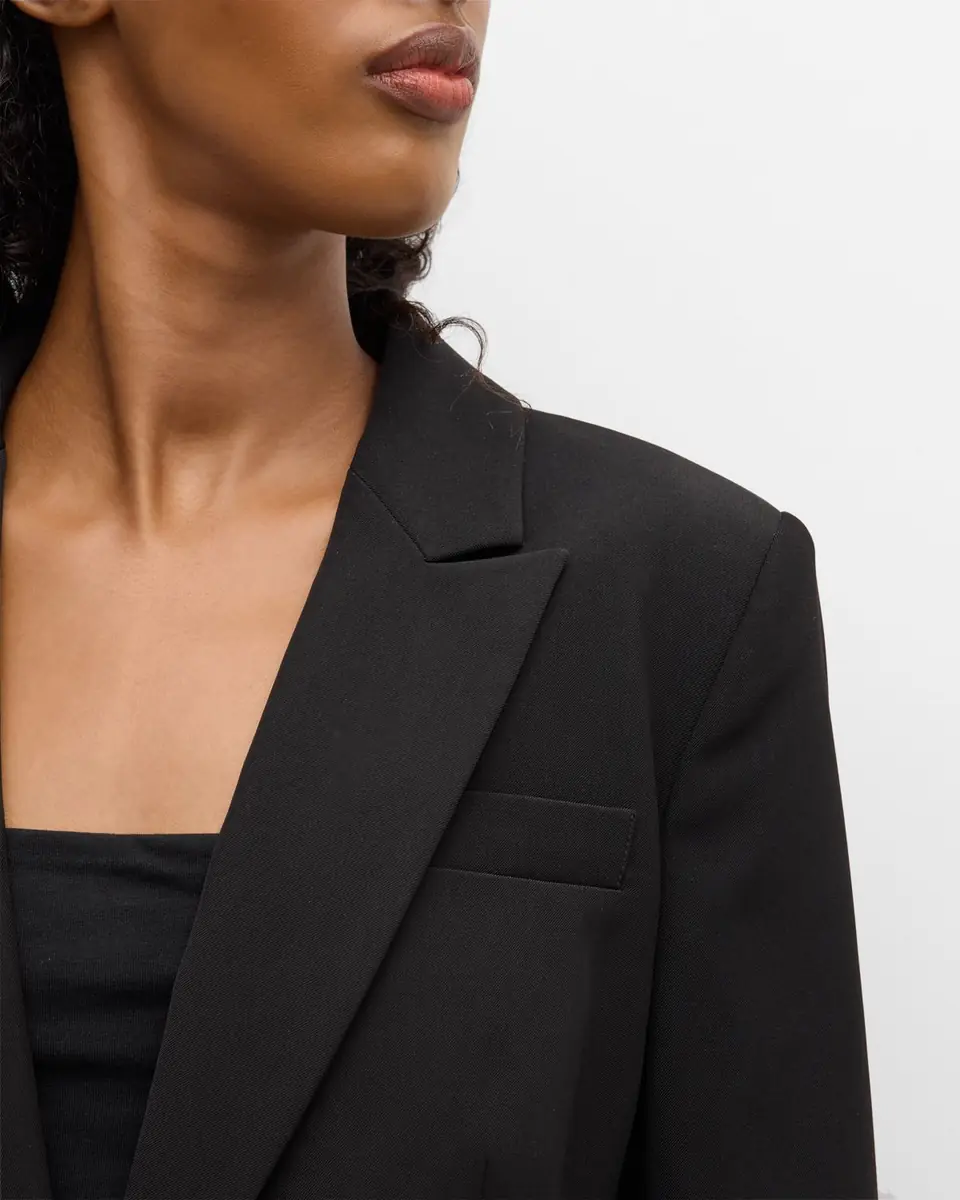 Elie Tahari The Sylvie Peak-Lapel Single-Button Blazer | Thumbnail 5
